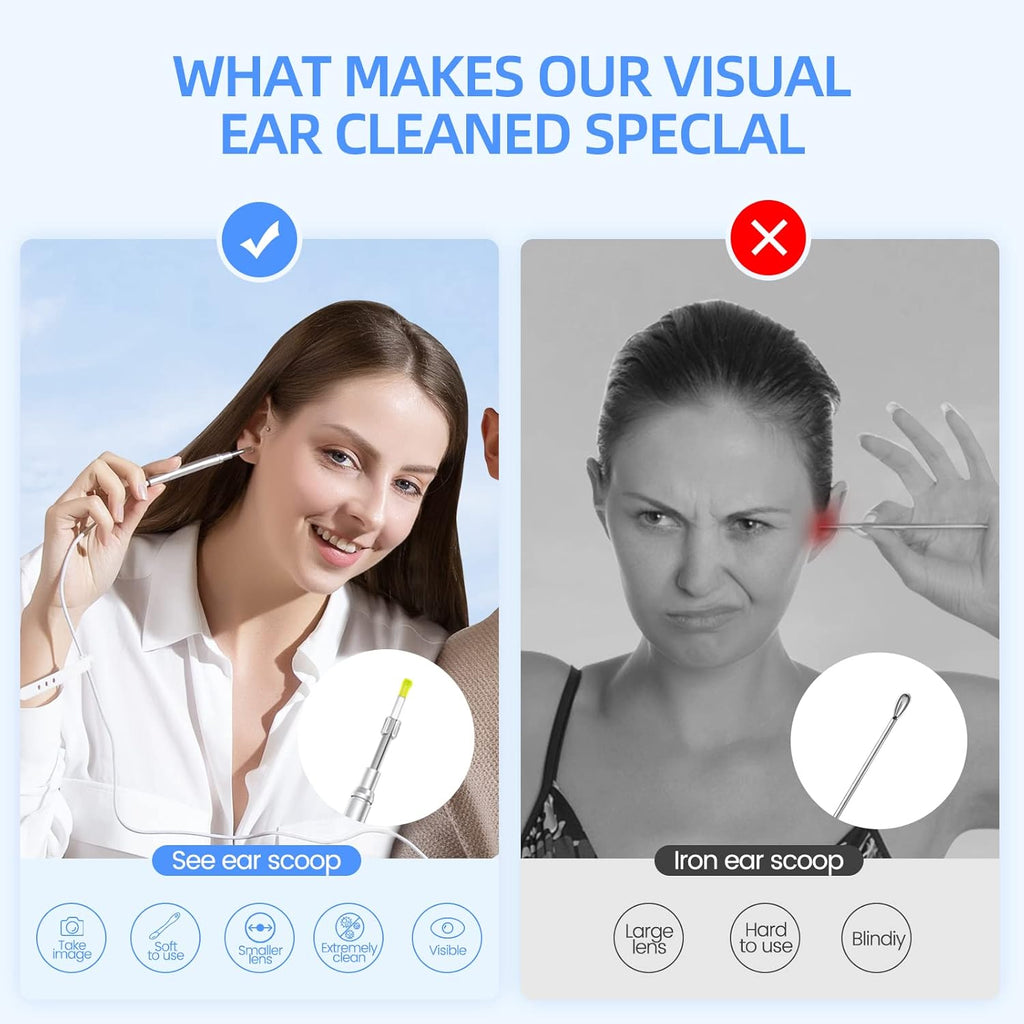 1080P HD Ear Camera with IPS Screen and 32G Card I340