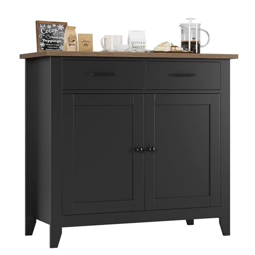 Grey Kitchen Storage Cabinet with 2 Drawers and 2 Doors R87378