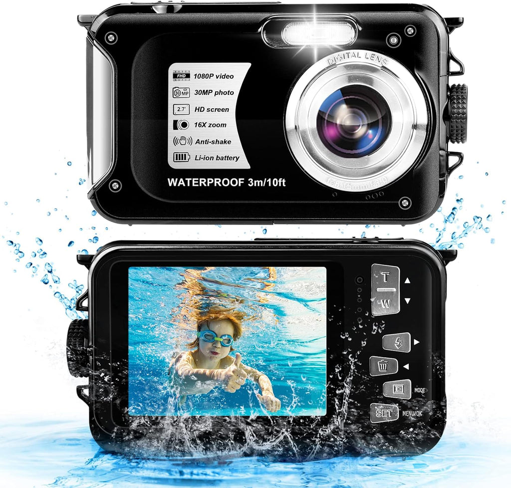 1080P Full HD 30MP 16X Zoom Waterproof Digital Camera Z87207