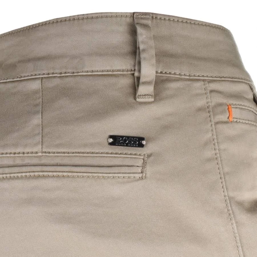 Brown Slim Chinos D5409