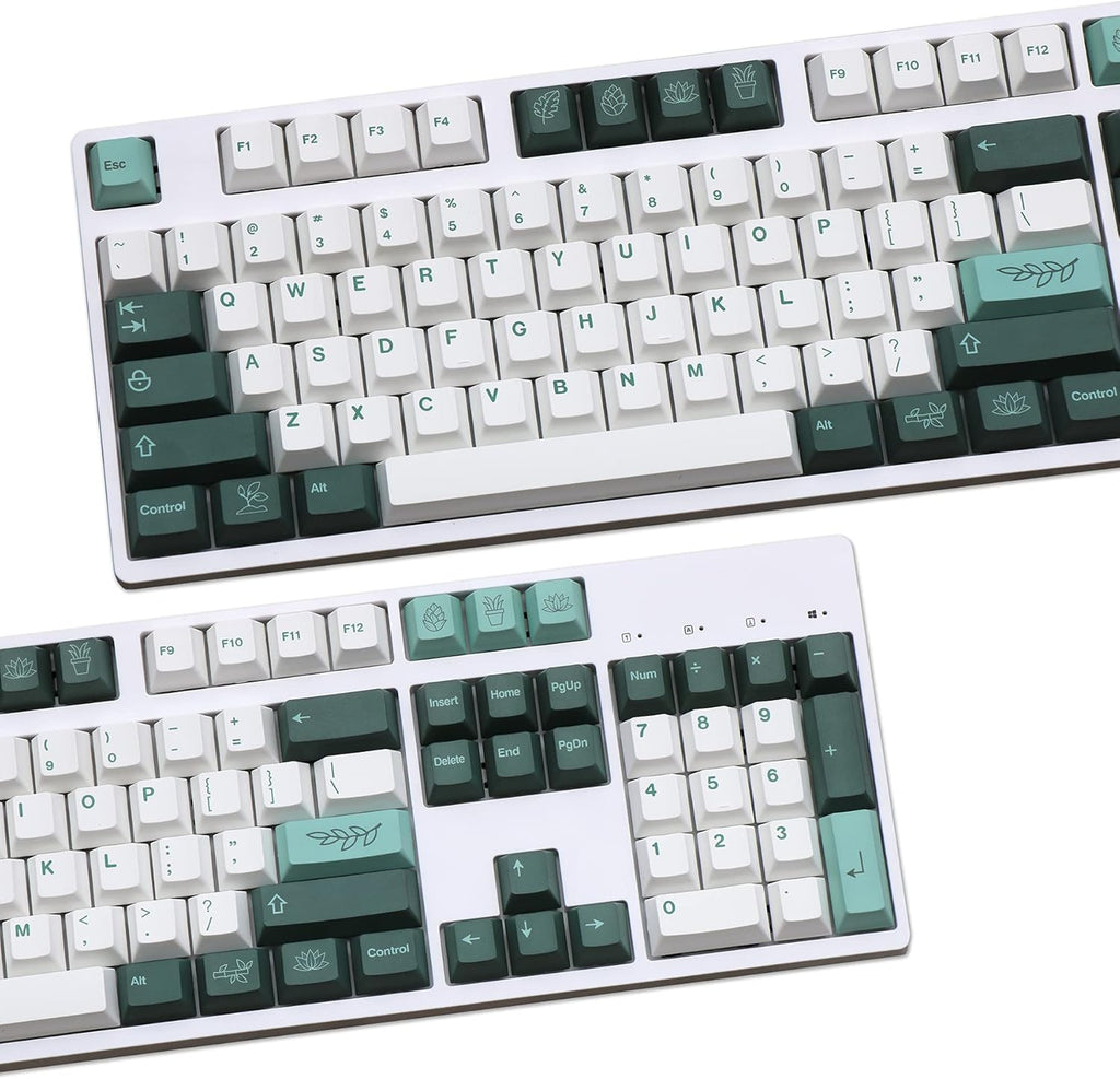Botanical Cherry Profile PBT Dye-Sublimated Keycaps U1854
