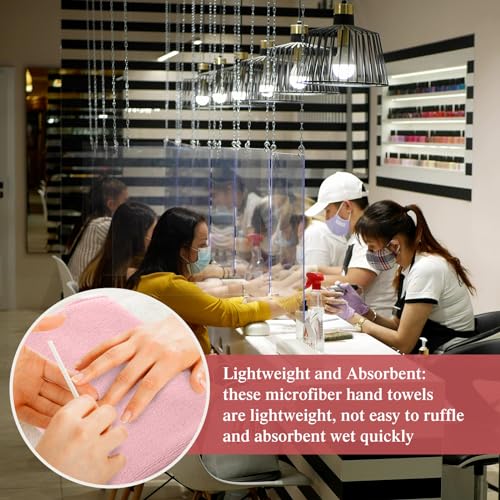 72 Pack 16 x 27 Inch Pink Hand Towels F10032