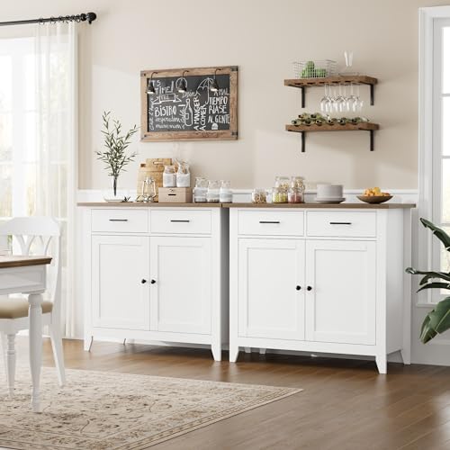 Grey Kitchen Storage Cabinet with 2 Drawers and 2 Doors R87378