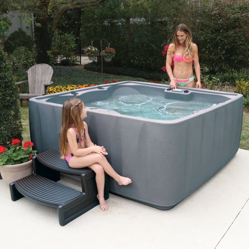 6 Person 29 Jet Square Plug And Play Hot Tub F973