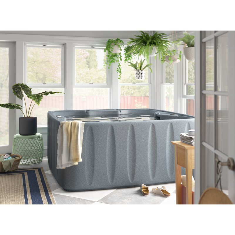 6 Person 29 Jet Square Plug And Play Hot Tub F973