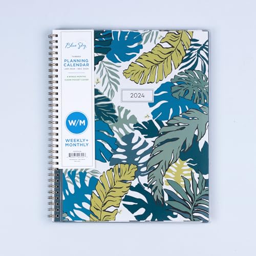 2024 Weekly and Monthly Planner, 8.5" x 11", Wirebound R747