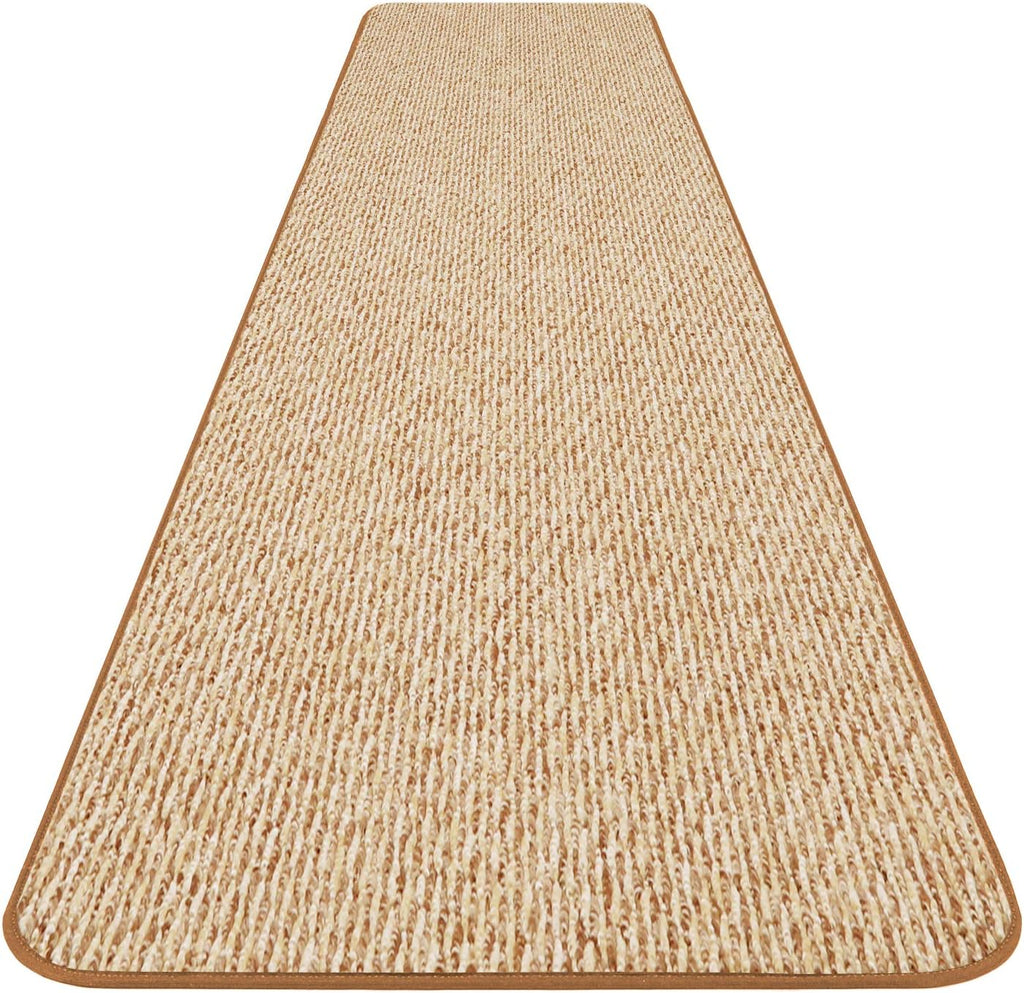 Skid-Resistant Carpet Runner Praline Brown 10 Feet X 36 Inches Q951