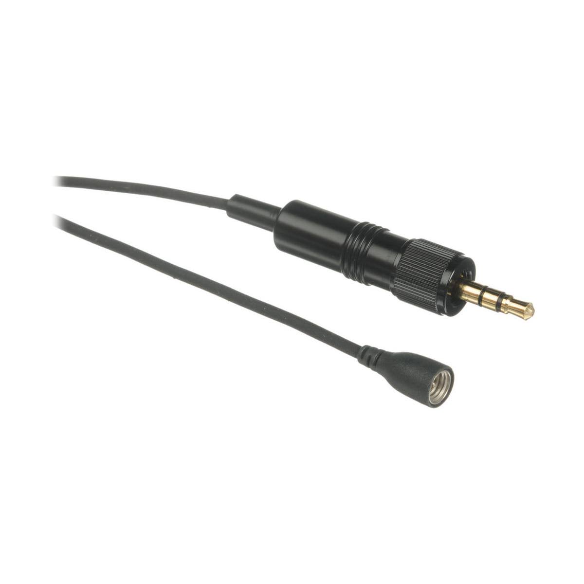 Black Lavalier Cable with Locking 3.5mm Mini Connector R455