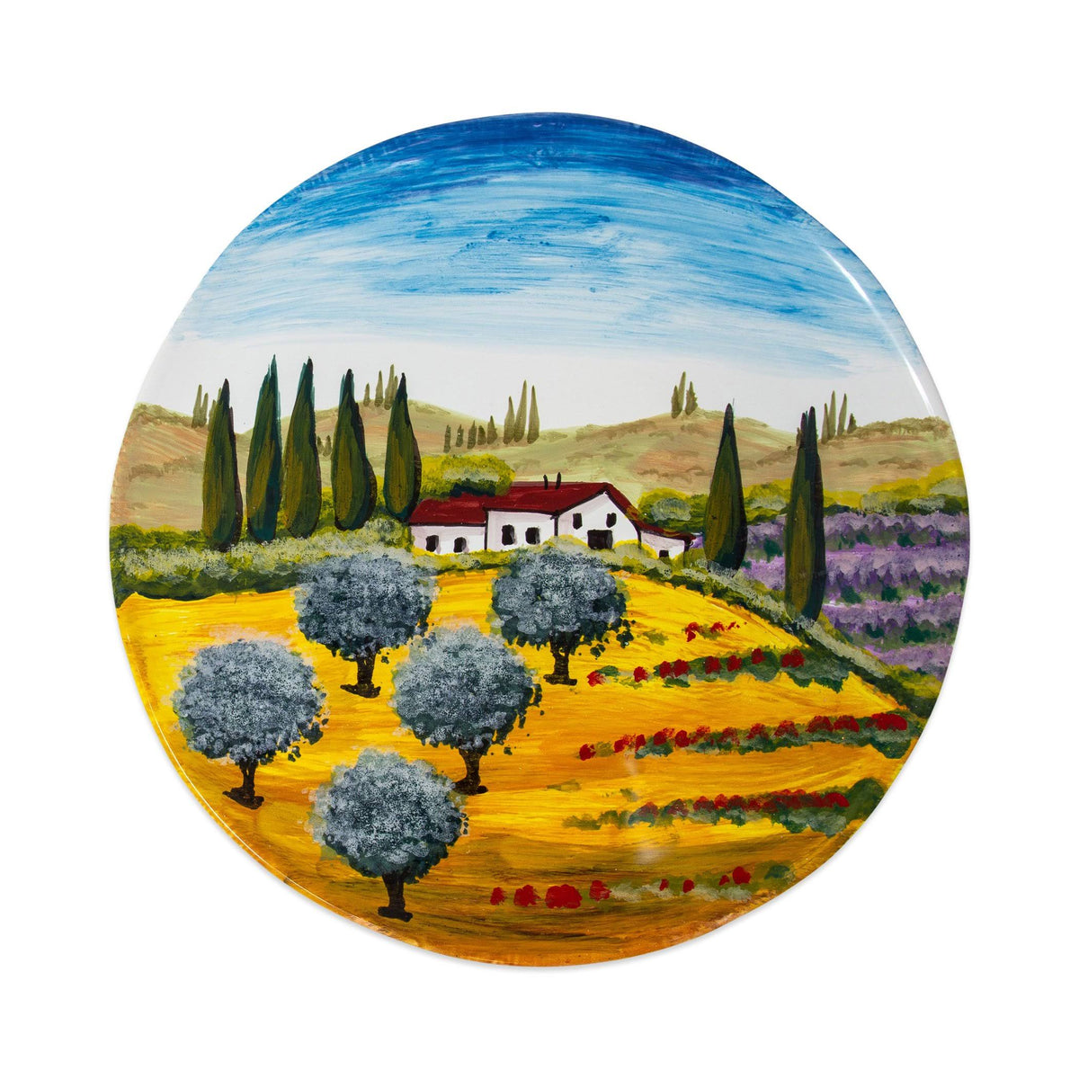 Tuscany Round Wall Plate H3842
