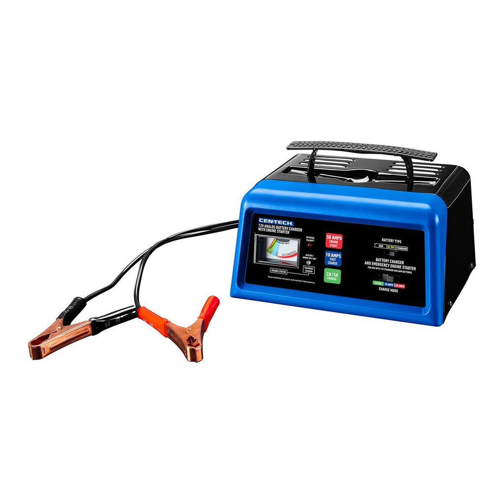 2/10/50 Amp 12V Analog Charger with Engine Start R82028