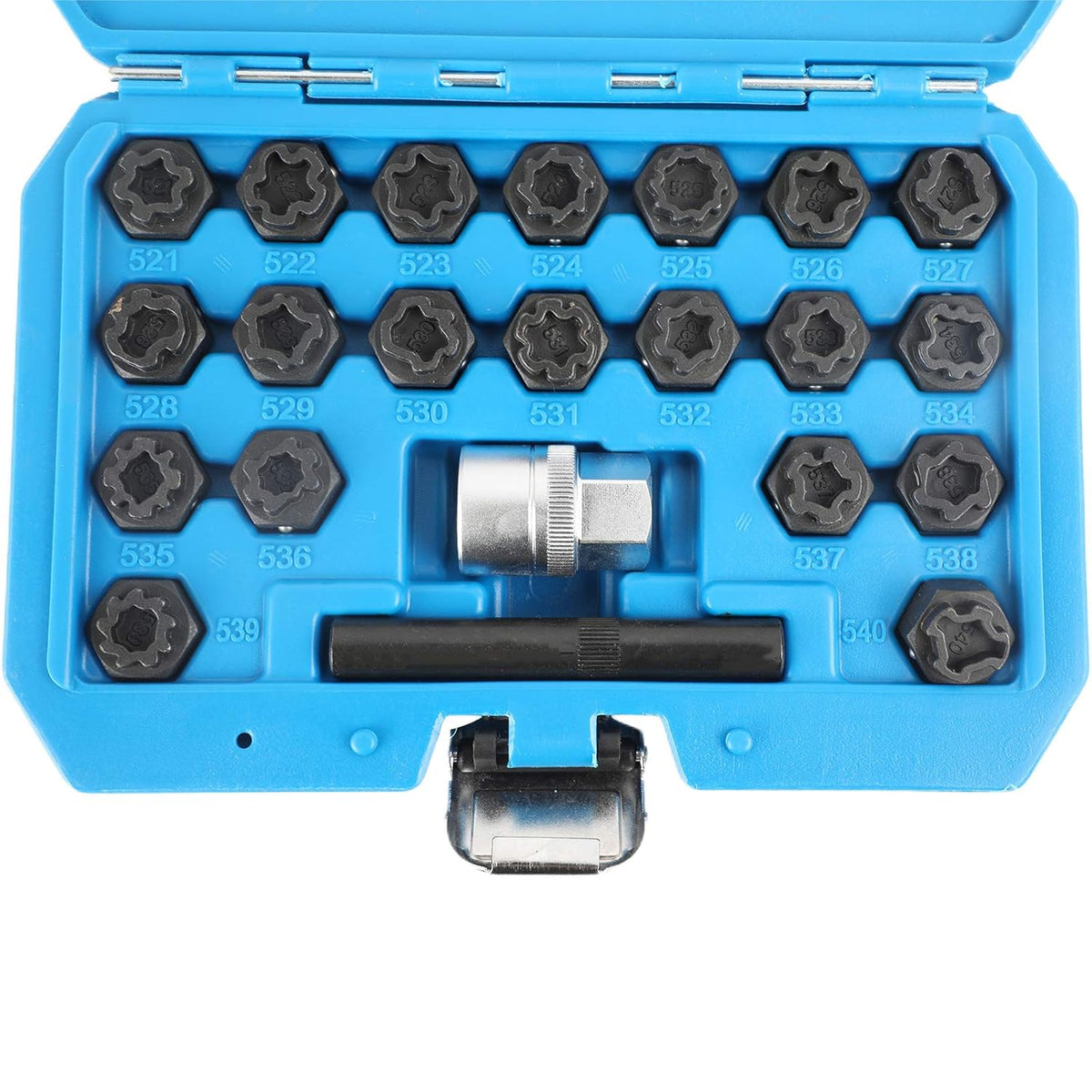22 Pc Anti-Theft Screw Lug Nut Removal Socket Set M212014