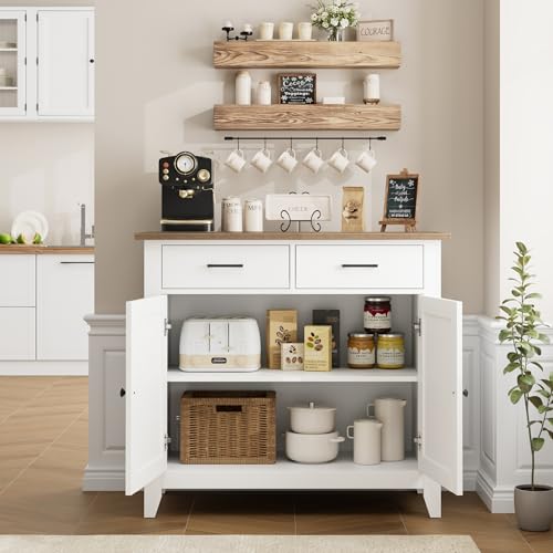 Grey Kitchen Storage Cabinet with 2 Drawers and 2 Doors R87378