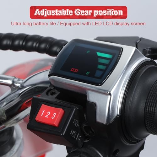 Red Black Electric Dirt Bike with 36V 500W Motor 10 Inch Wheels W836509