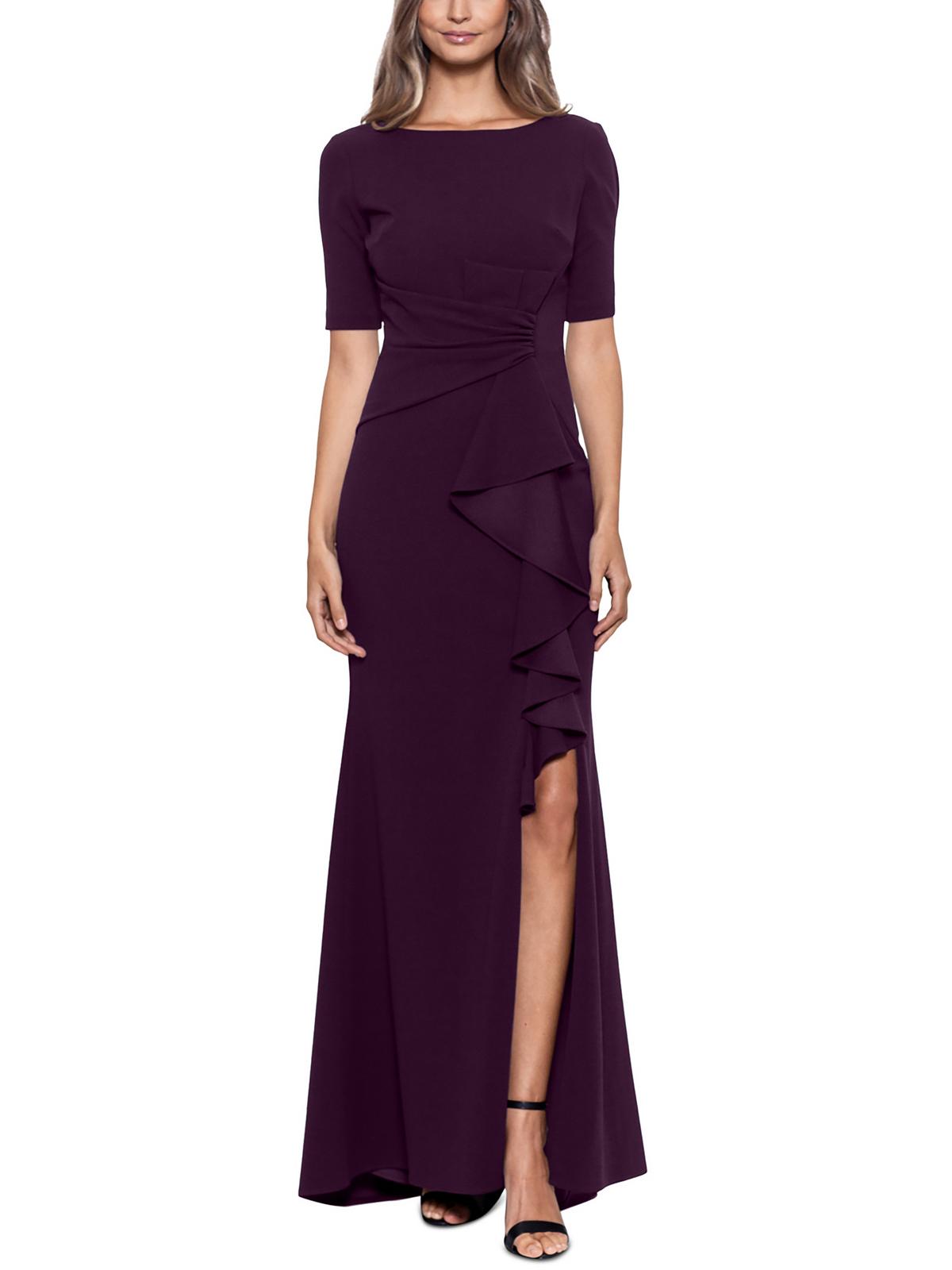 Ruched Maxi Evening Dress N714421