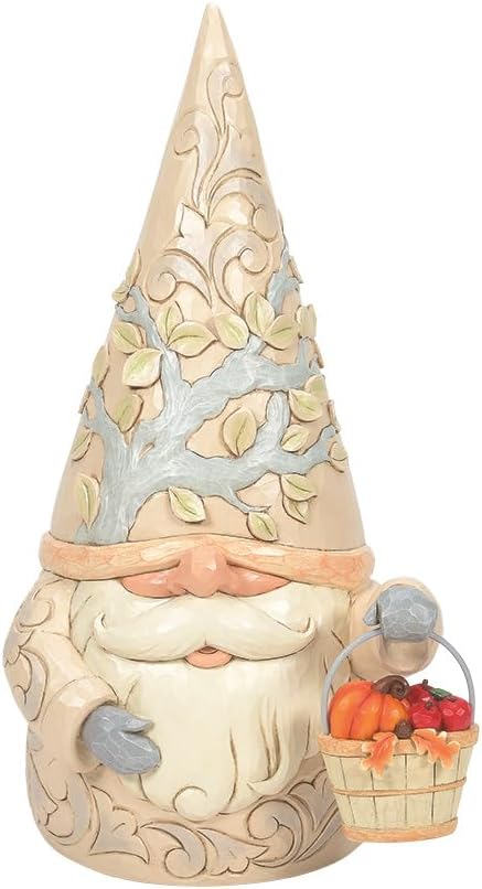 Four Seasons Gnome Statue with 4 Baskets Figurine 16.5 Inch Multicolor P18604