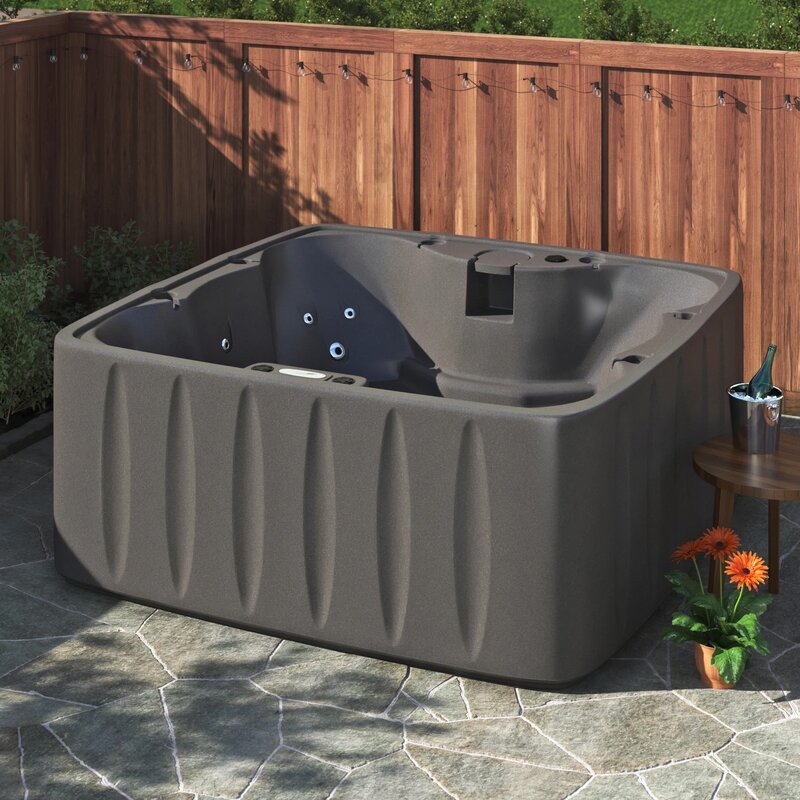 6 Person 29 Jet Square Plug And Play Hot Tub F973