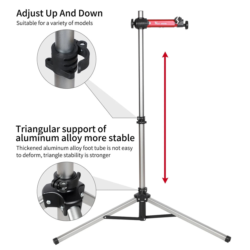 Adjustable Bike Repair Stand with Tool Tray L180088