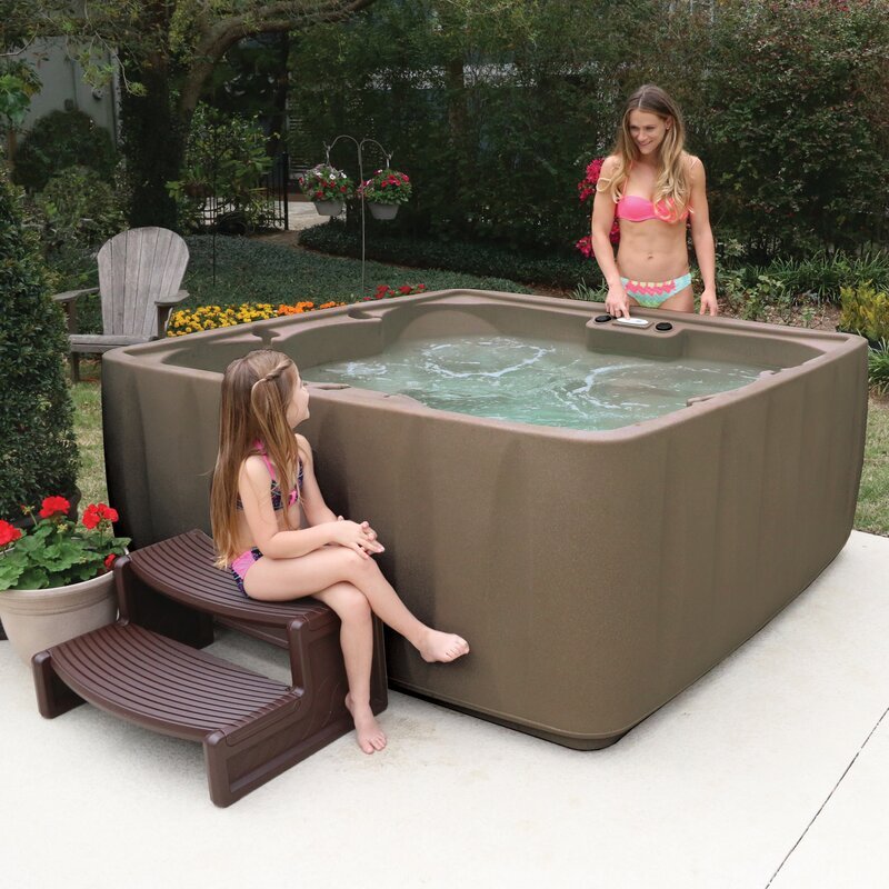 6 Person 29 Jet Square Plug And Play Hot Tub F973