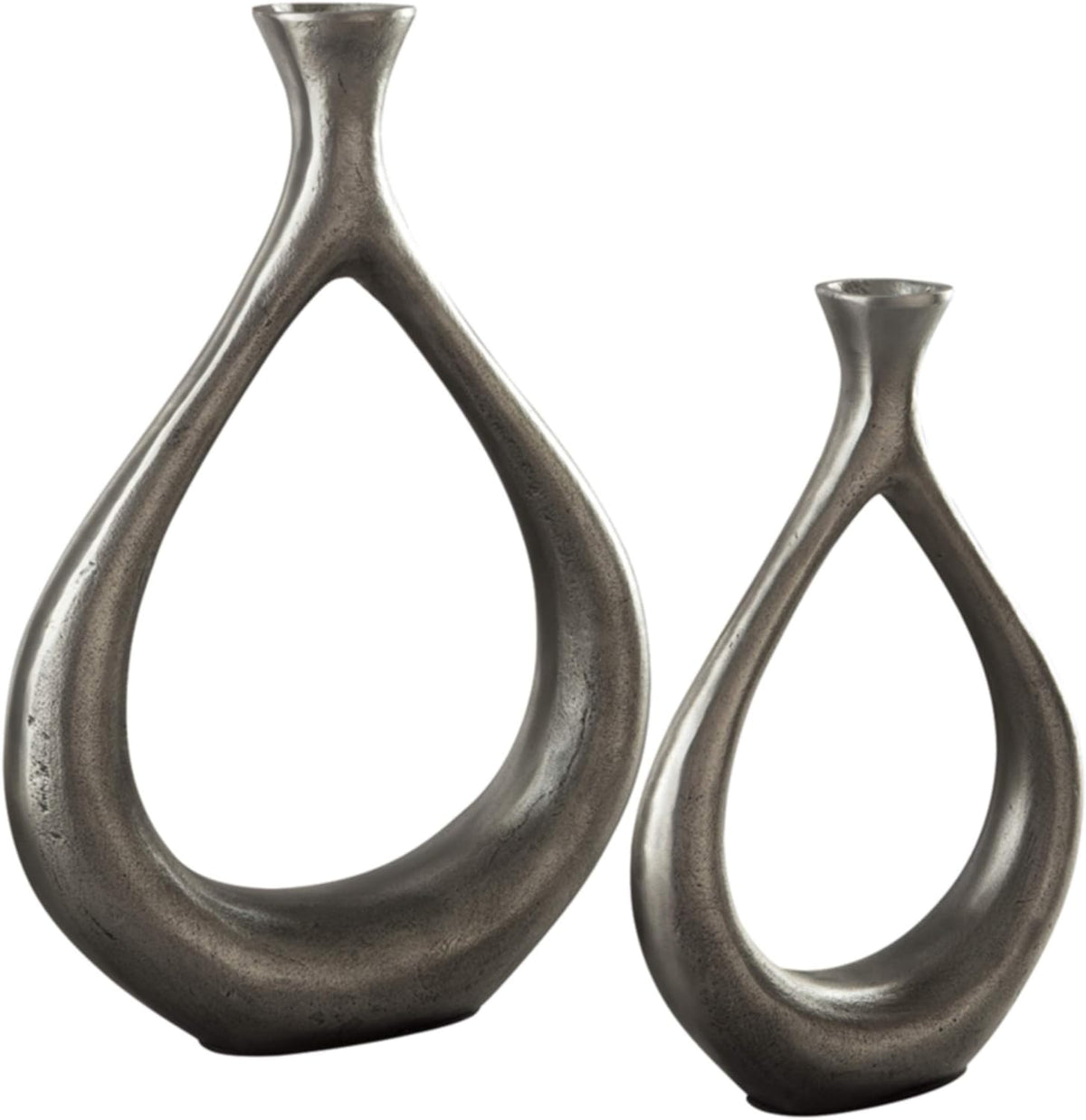 2 Piece Metal Candle Holder Set Z60749