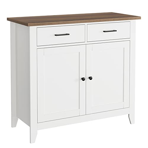 Grey Kitchen Storage Cabinet with 2 Drawers and 2 Doors R87378