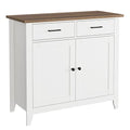 Grey Kitchen Storage Cabinet with 2 Drawers and 2 Doors R87378