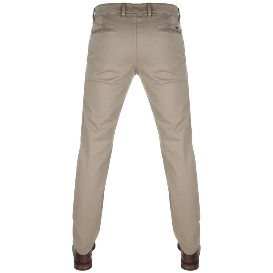 Brown Slim Chinos D5409