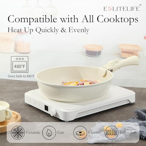 5 Pcs Nonstick Granite Cookware Set Y4769