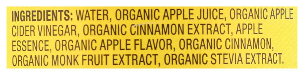 Organic Apple Cider Vinegar Drink Apple Cinnamon 16 fl oz Pack of 4 A61759