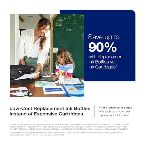 White Wireless All-in-One Supertank Printer with Scan, Copy and Auto 2-sided Printing Q557564