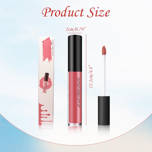 12 Colors Cream Texture Waterproof Lipstick Lip Gloss Lip Stain N828045