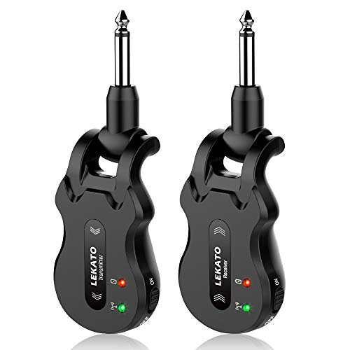 Black 5.8 Wireless Guitar Transmitter Receiver 4 Channels X314240