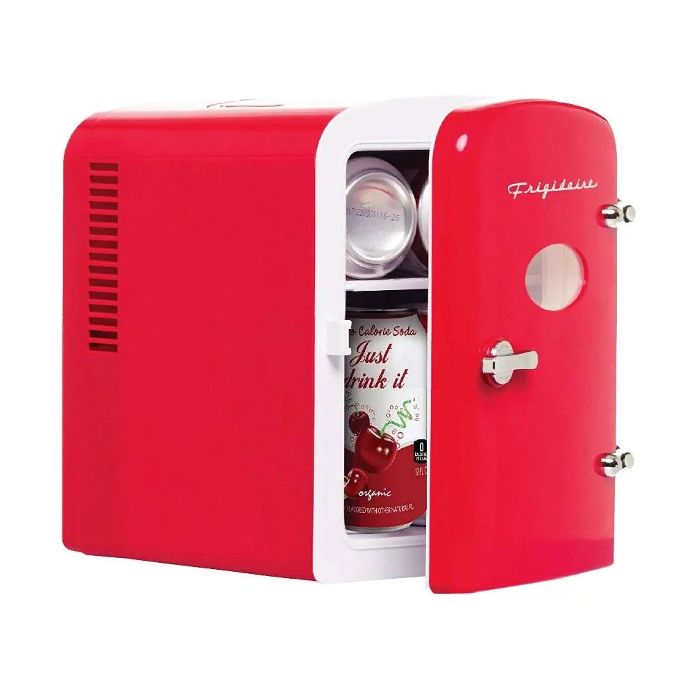 Red 6 Can Mini Beverage Refrigerator I188942