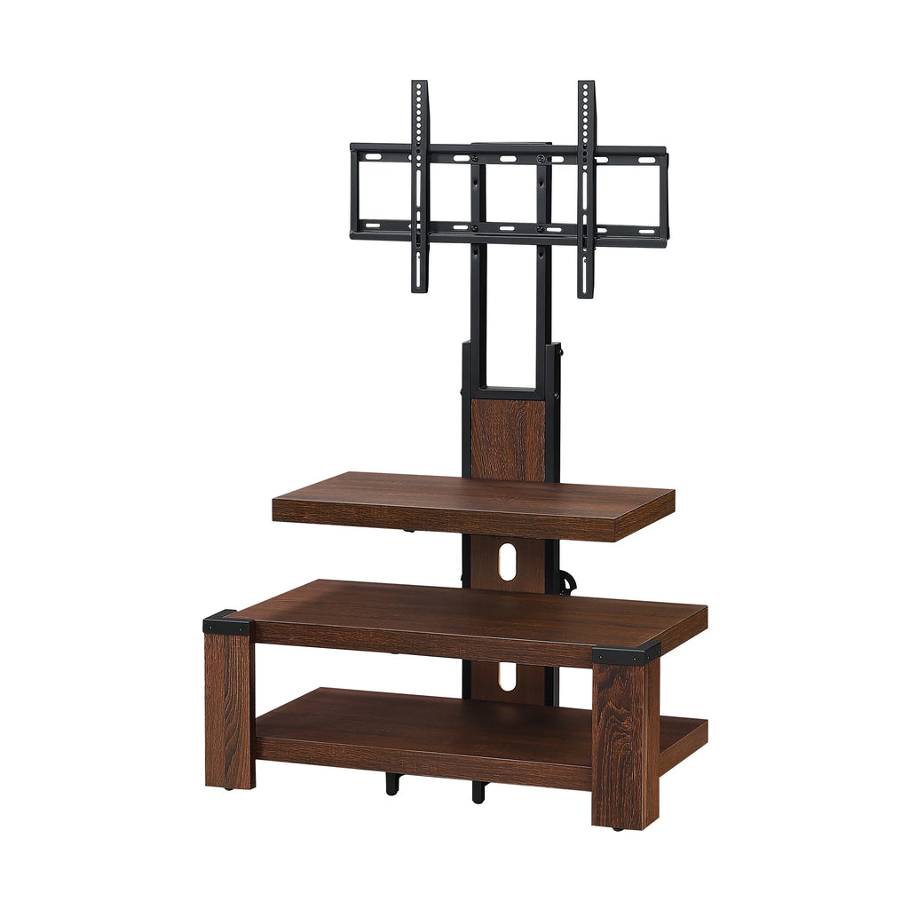 3-Shelf Television Stand with Floater Mount for TVs up to 55", Cherry D24155