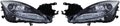 Headlight Assembly for Mazda 6 2011 2012 2013 Pair Black Housing A396658