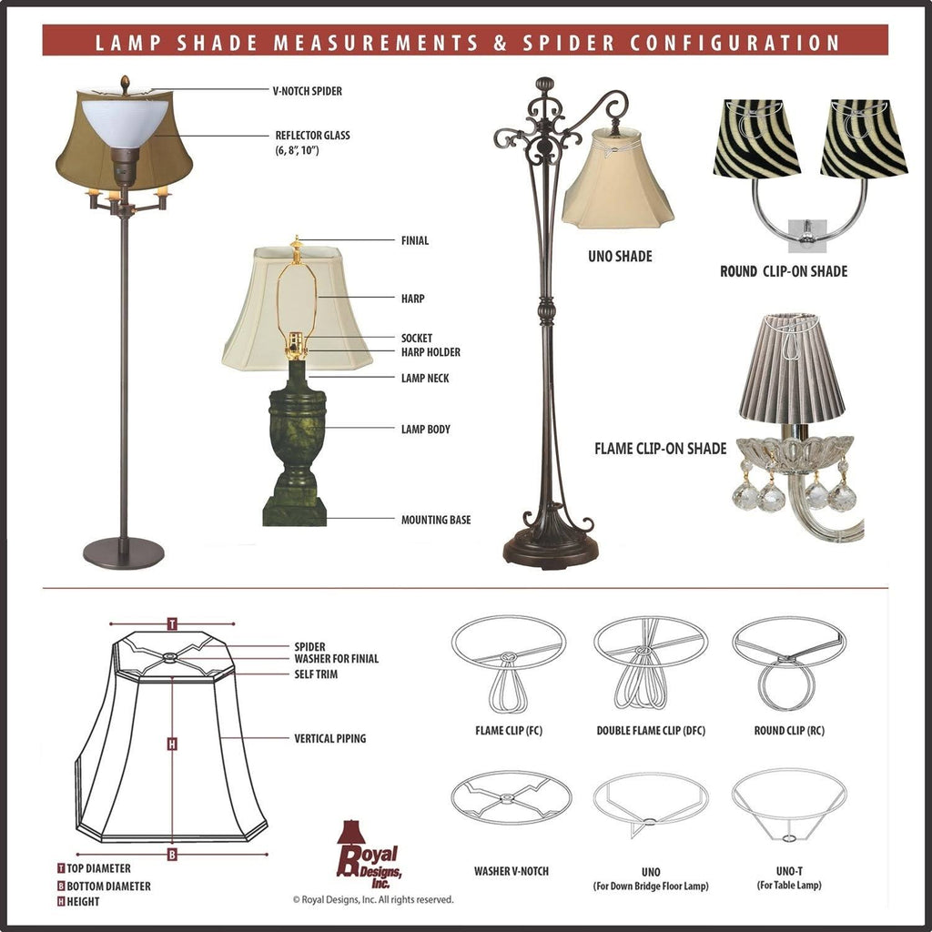 White Square Cut Corner Bell Lamp Shade Q417966