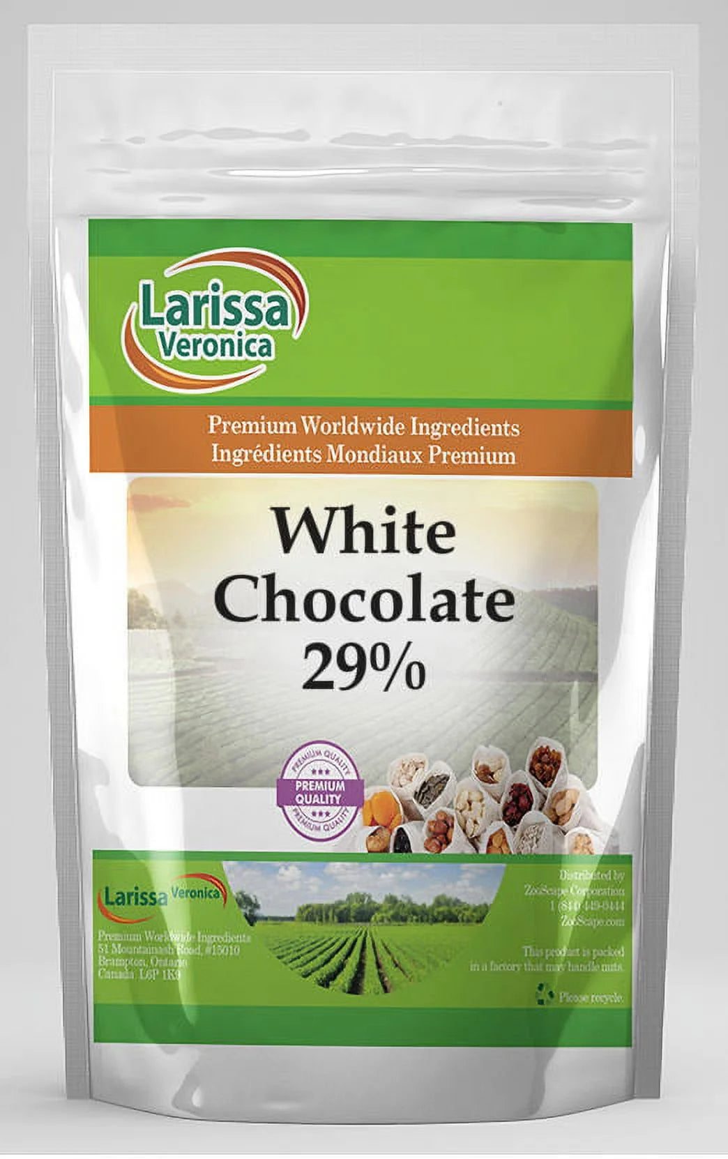 White Chocolate Couverture Callets 16 oz 2-Pack V879001