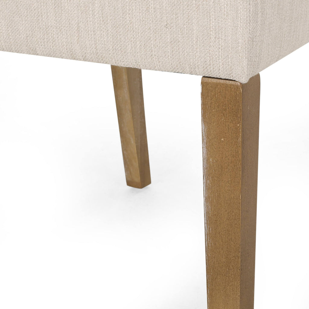 Dark Brown Upholstered Dining Chair, Set of 2 Z102
