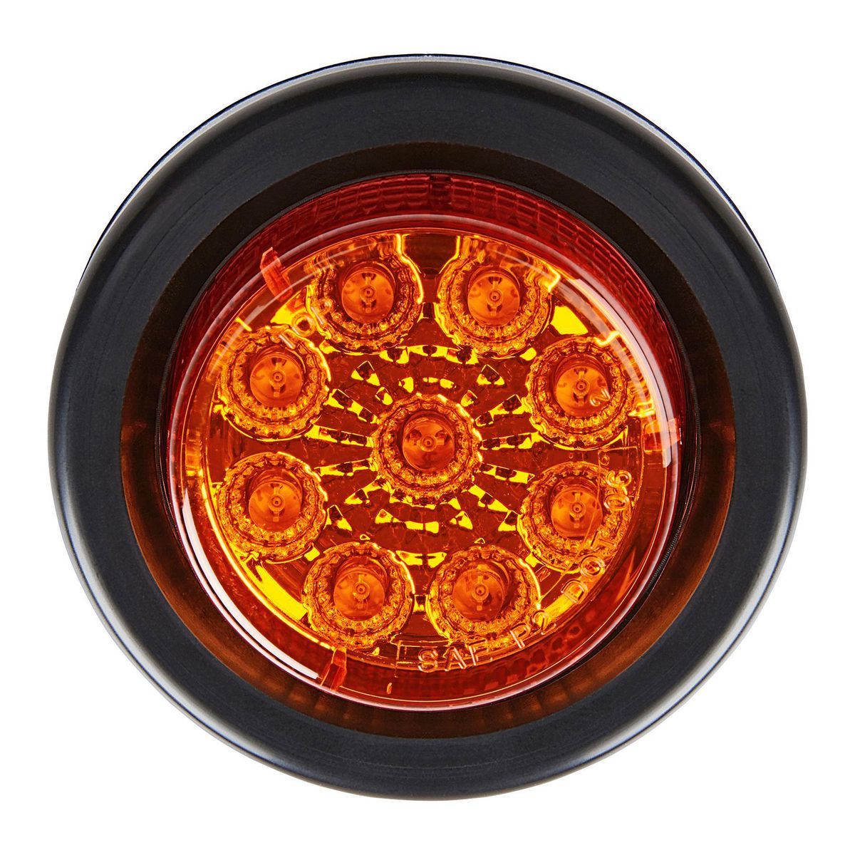 2 in. Round Amber LED Marker Trailer Tail Light R7224