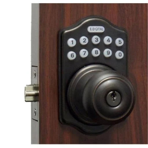 Oil Rubbed Bronze Electronic Knob Lock S816