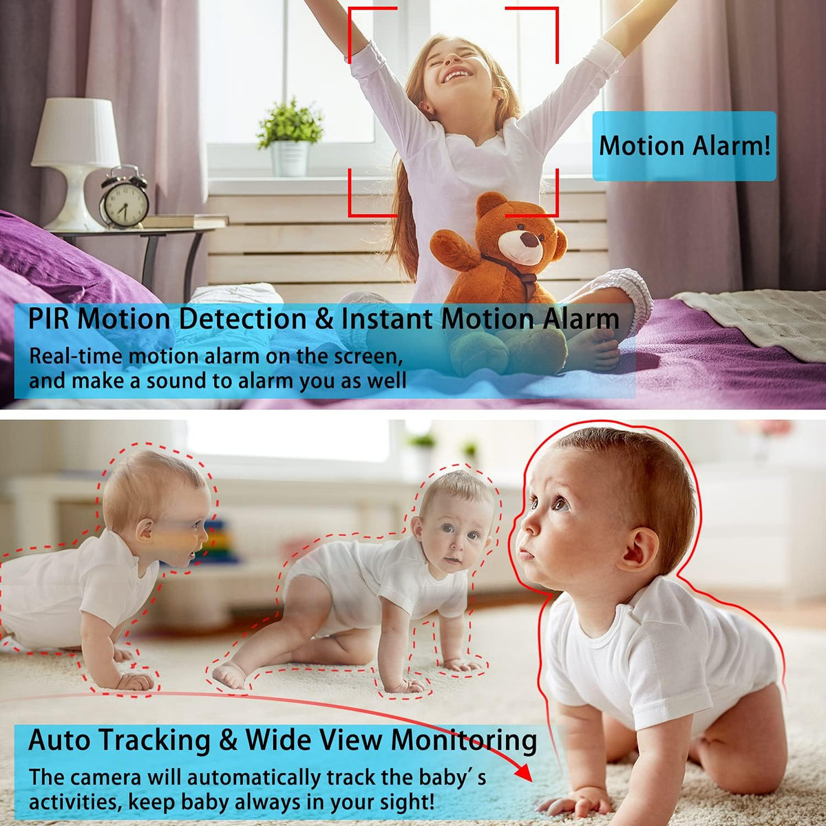 Baby Monitor with Camera and Night Vision C4179