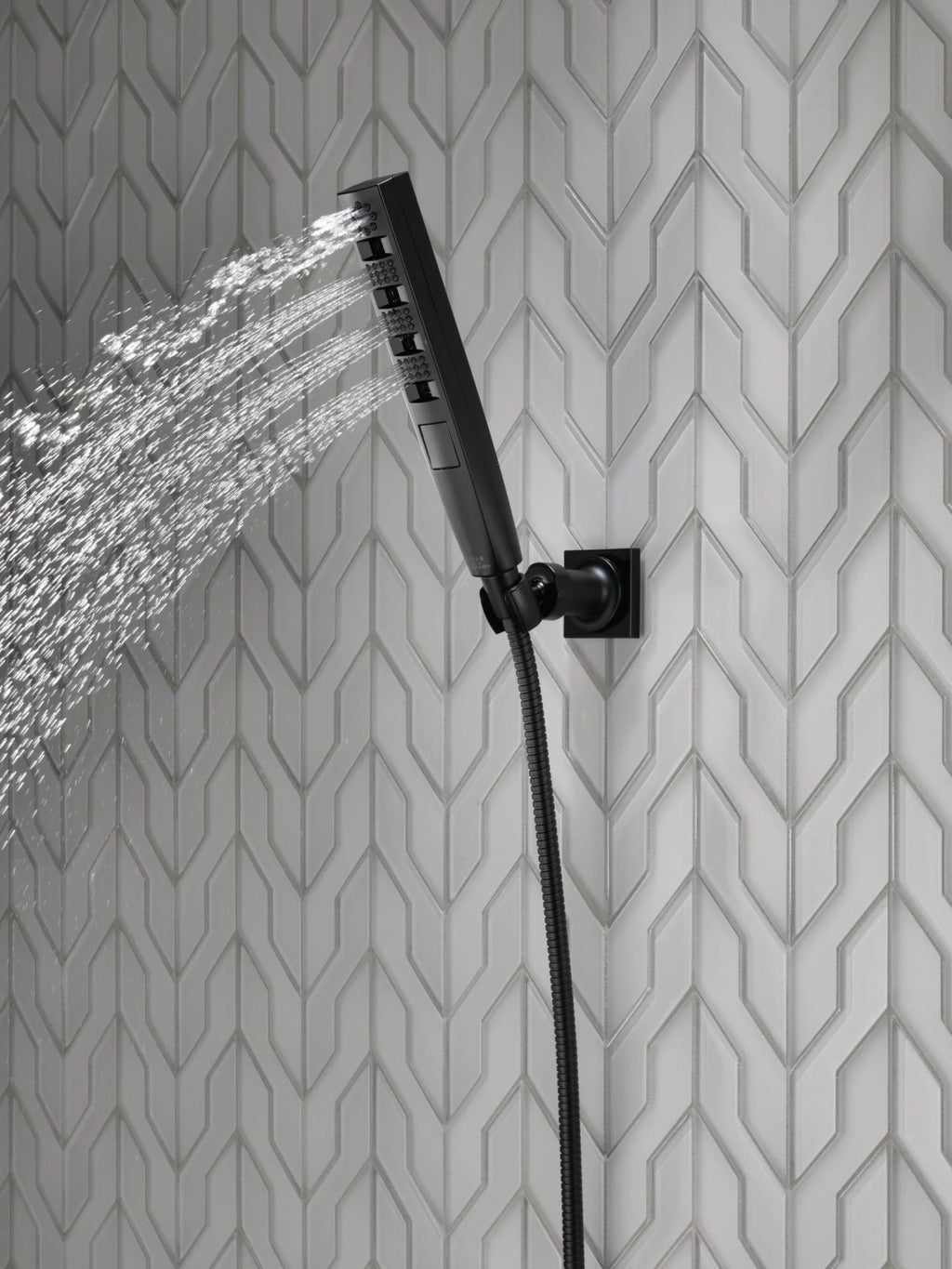 Black Multi Function Hand Shower O801