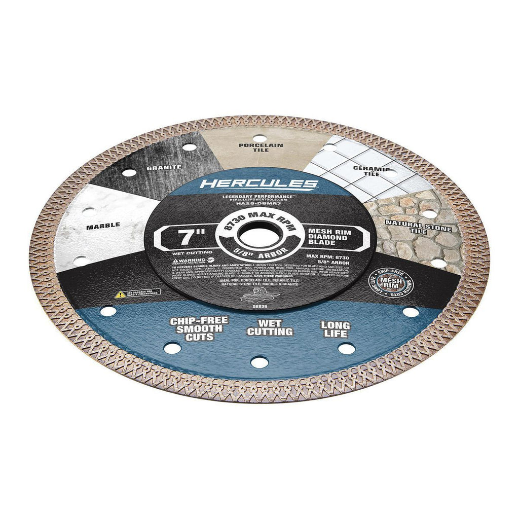7 in. Mesh-Rim Diamond Blade V84103
