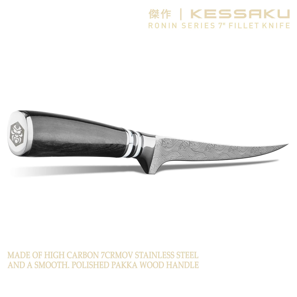 7 inch Flexible Forged High Carbon Stainless Steel Fillet Knife V772424