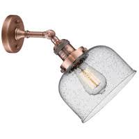 Large Bell 1 Light Sconce LED Antique Copper B16424