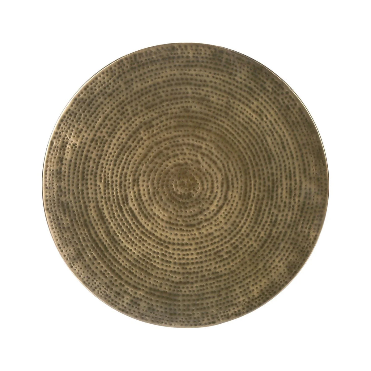 Gold Metal Drum Accent Table G355055