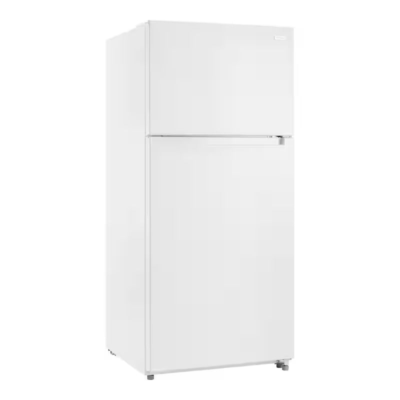 White 18 cu. ft. Top Freezer Refrigerator O43850
