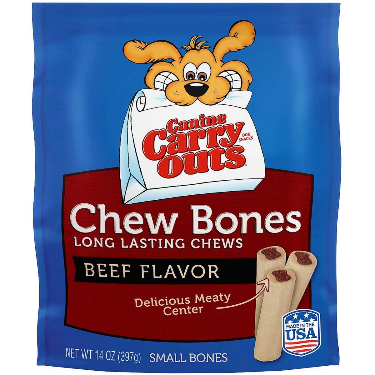 Beef Flavor Dog Chew Bones H77771