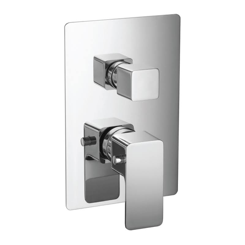 3/4x22 Thermostatic Valve with 3-Way Diverter and Trim Chrome D688