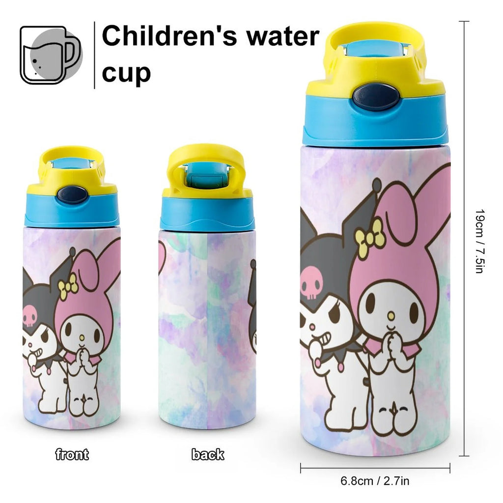 Stainless Steel Straw Water Bottle I2959