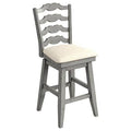 Swivel Bar Stool Weathered Gray Counter Stool K159